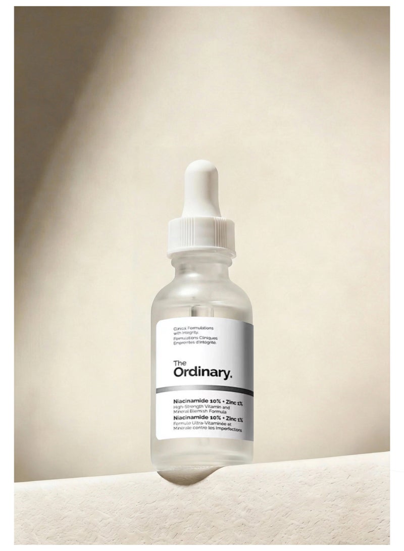 عام ذا أورديناري سيروم بشر صافي | النياسيناميد 10% و الزنك 1% | 30 مل - تقليص المسام - Image 1